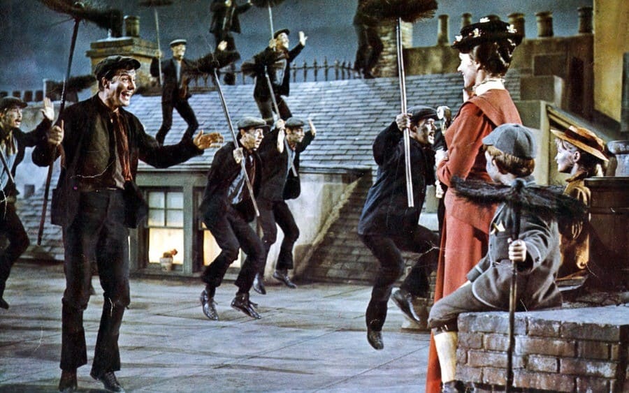Mary Poppins, Dick Van Dyke, Julie Andrews 