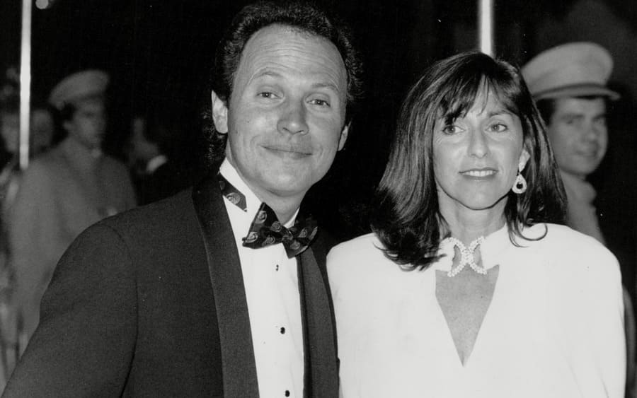 Actor Billy Crystal And Wife Janice At The Premiere of The Film: When Harry Met Sally.