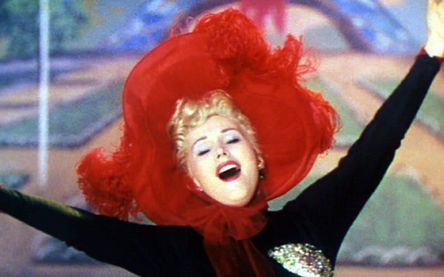 'Moulin Rouge' Film Jane Avril (Zsa Zsa Gabor) Sings a Song on Stage