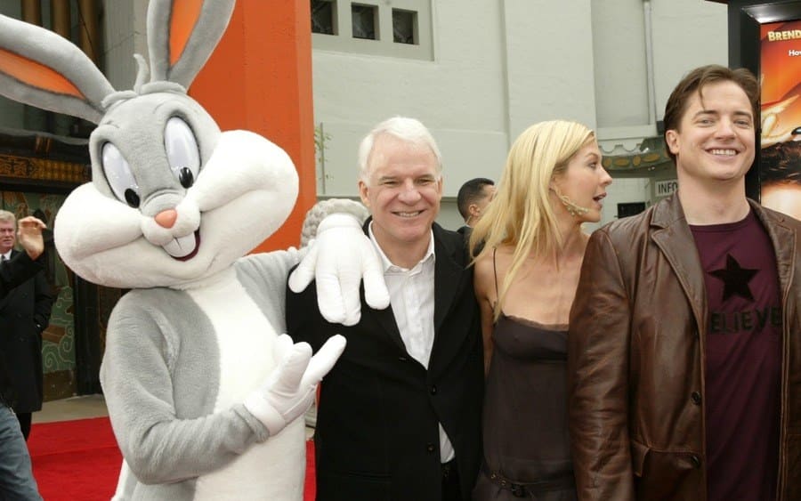 Bugs Bunny, Steve Martin, Jenna Elfman, and Brendan Fraser