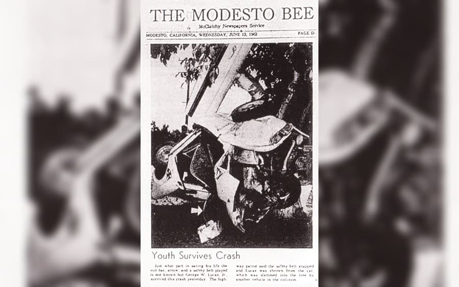 A picture of the wreck ran on the front page of The Modesto Bee the next day