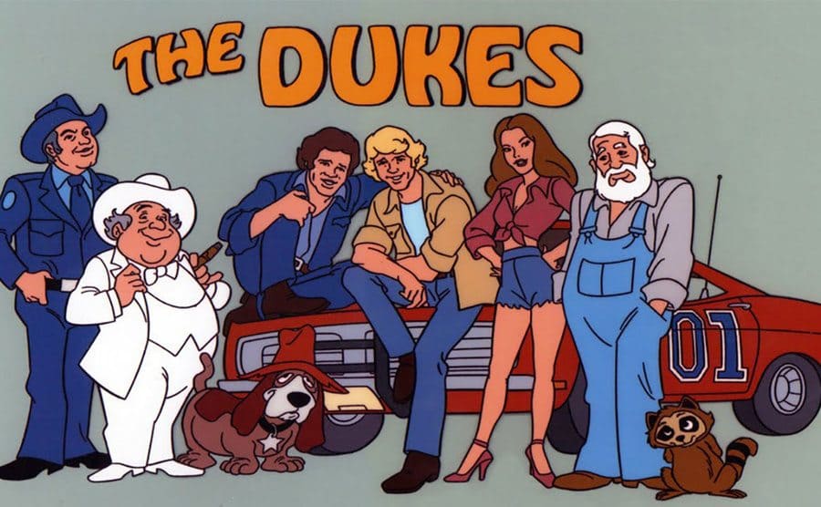 ‘The Dukes’ cartoon animation poster.