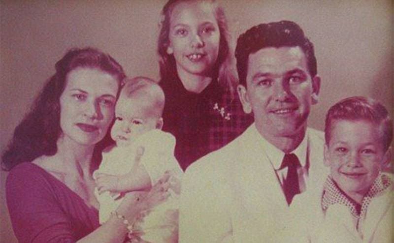 Vintage Swayze family portrait.