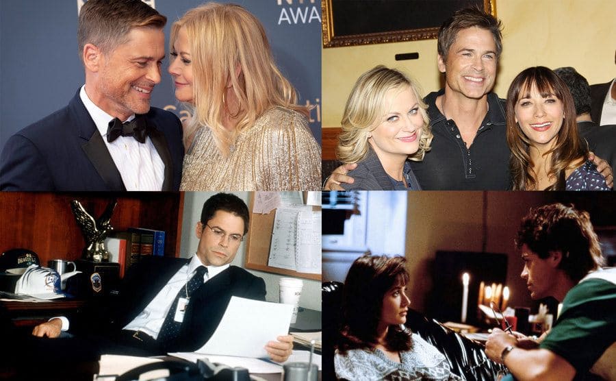 Rob Lowe and Sheryl Berkoff / Amy Poehler, Rob Lowe, and Reshida Jones / Rob Lowe / Demi Moore and Rob Lowe