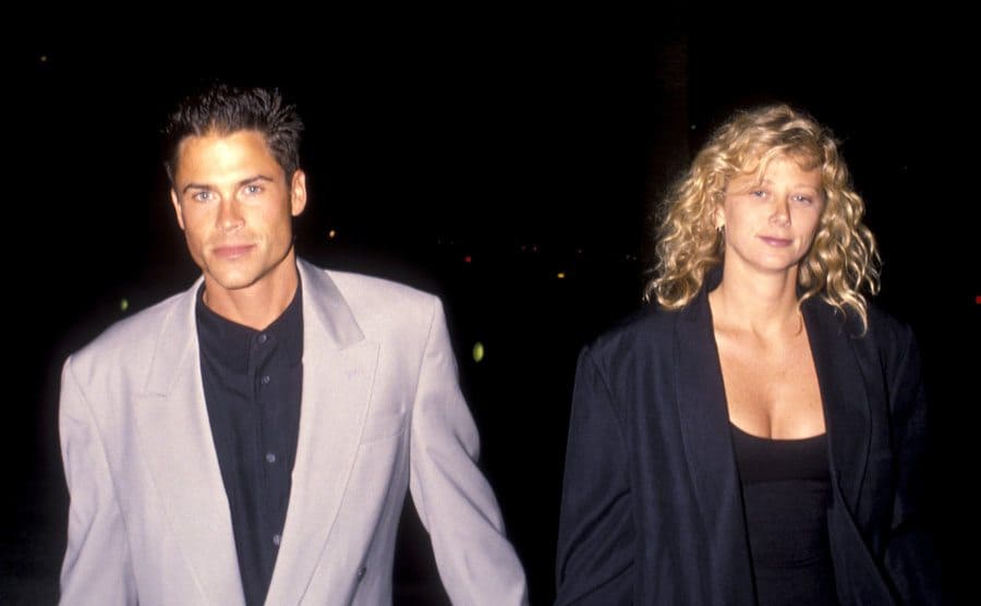 Rob Lowe and Sheryl Berkoff during 
