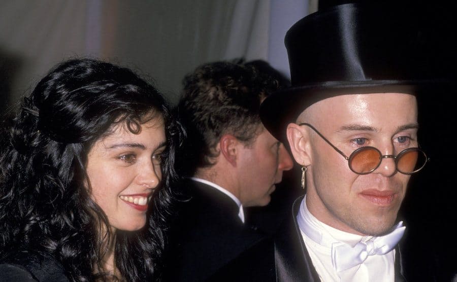 Kathleen Beller and musician Thomas Dolby attend an event. 