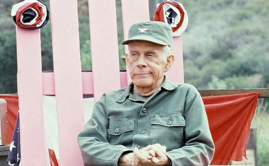 A publicity portrait of Harry Morgan for the show. 