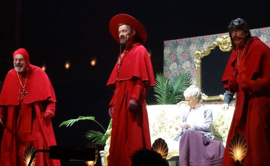 A still from The Spanish Inquisition sketch. 
