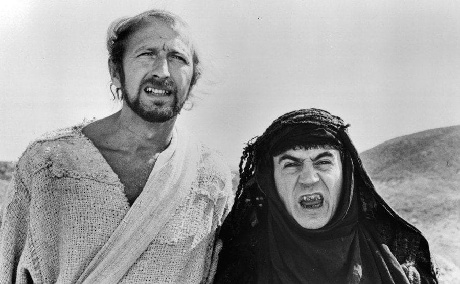 Chapman and Jones in a scene from Life of Brian. 