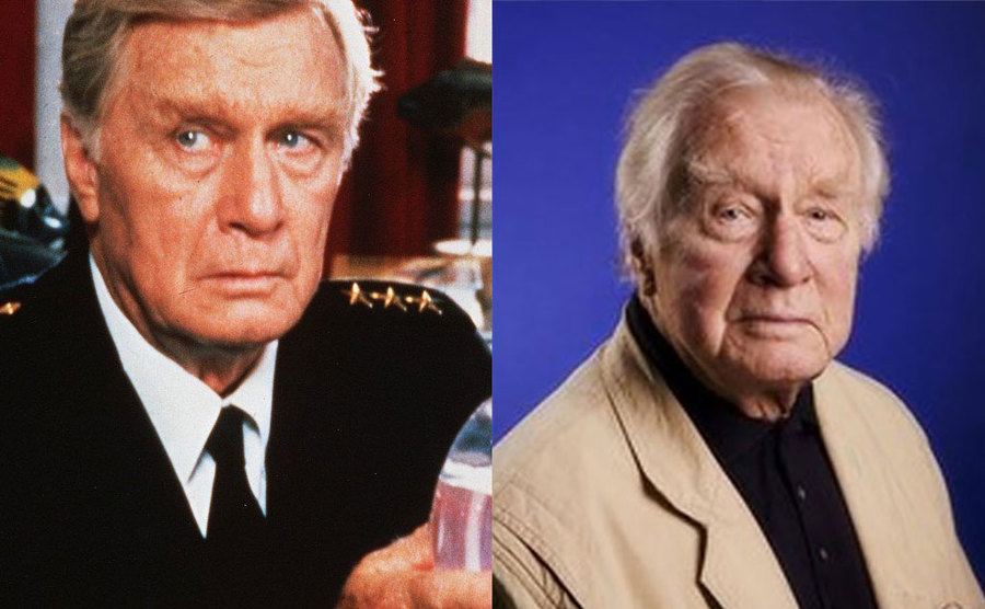 George Gaynes now and then.