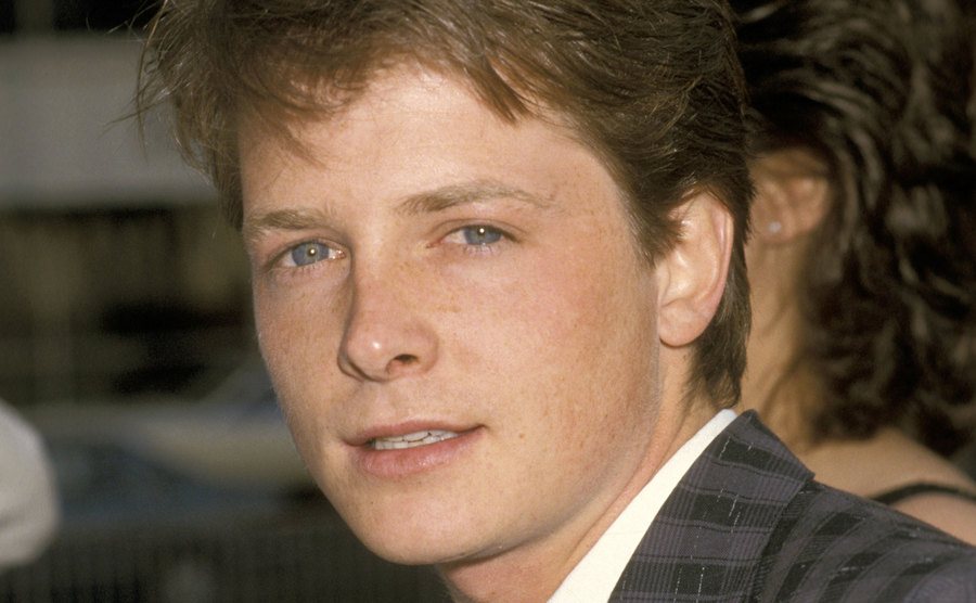 Michael J. Fox at an All-Star Party for 1985’s Summer TCA Press Tour.