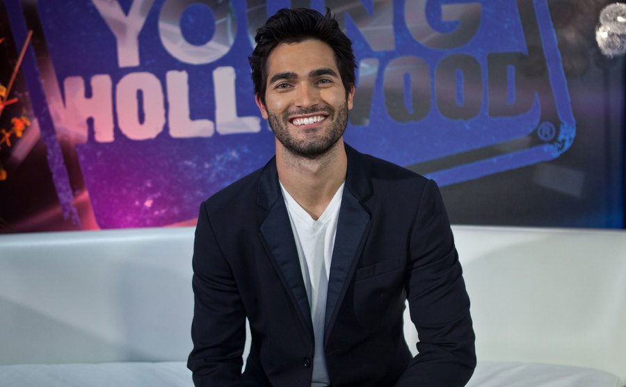 Tyler Hoechlin at the Young Hollywood Studio.