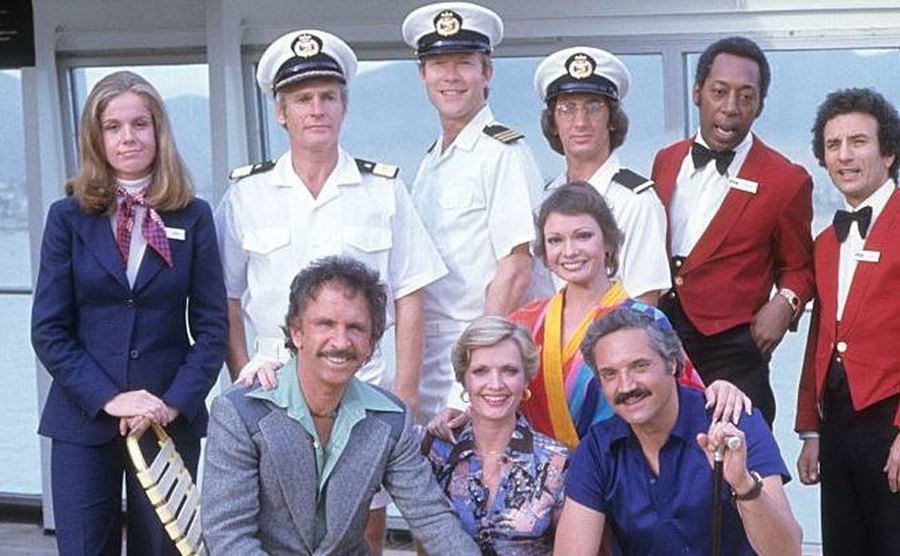 The cast members of 1976’s The Love Boat. 
