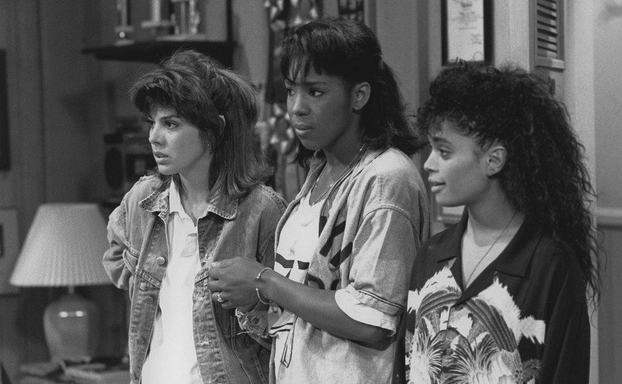 Maria Tomei, Lisa Bonet, and Dawn Lewis in a still from the show.