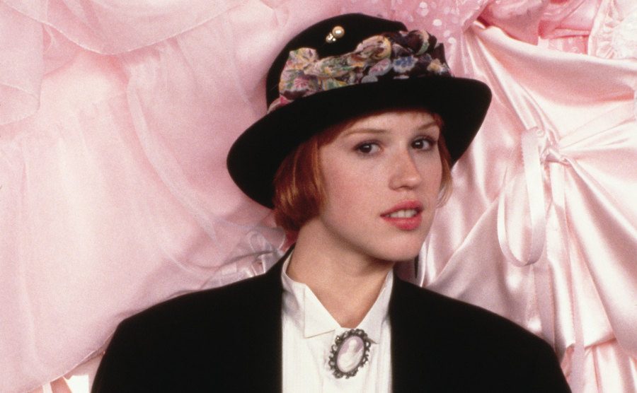 Ringwald poses as Andie Walsh in a promotional photo. 