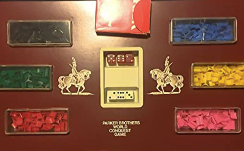 A photo of the board game.