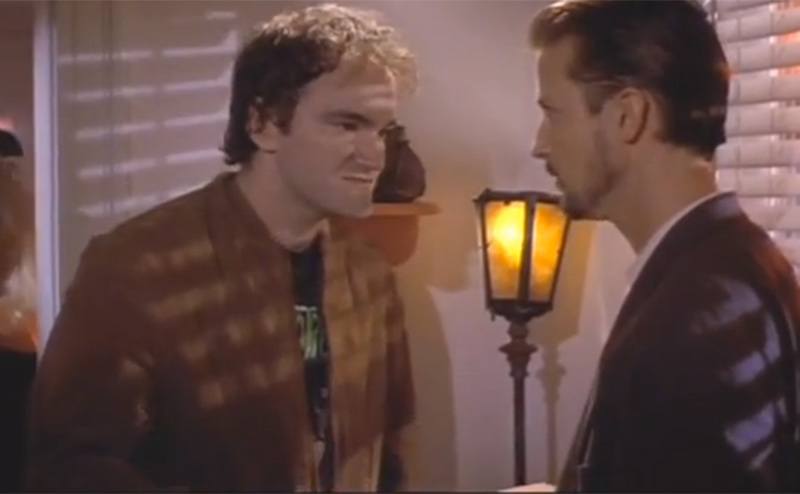 Quentin Tarantino in a scene from the film Sleep With Me. 
