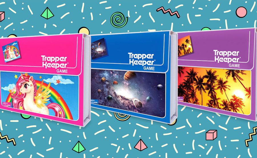 An ad for Trapper Keepers. 