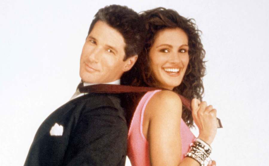 Richard Gere and Julia Roberts in a promo shot for the film.