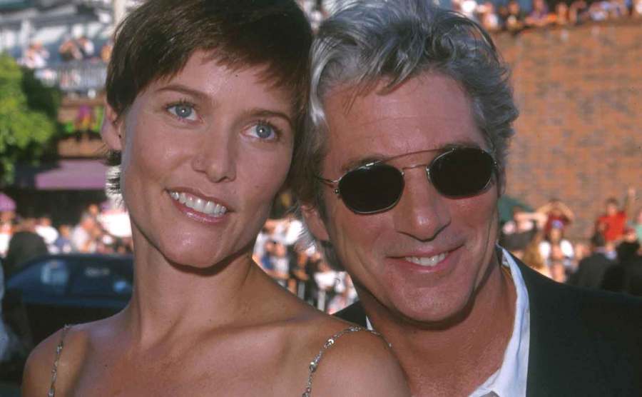 Carey Lowell and Richard Gere during an event.