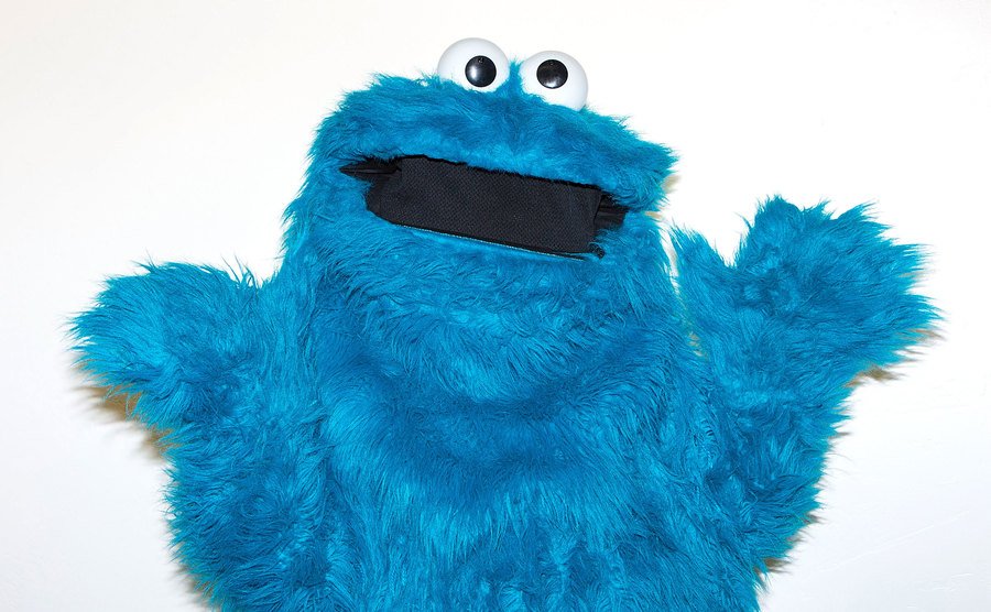 A portrait of Cookie Monster.