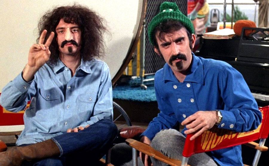 A picture of Frank Zappa’s appearance in the show.