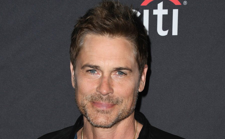 Rob Lowe attends an event.