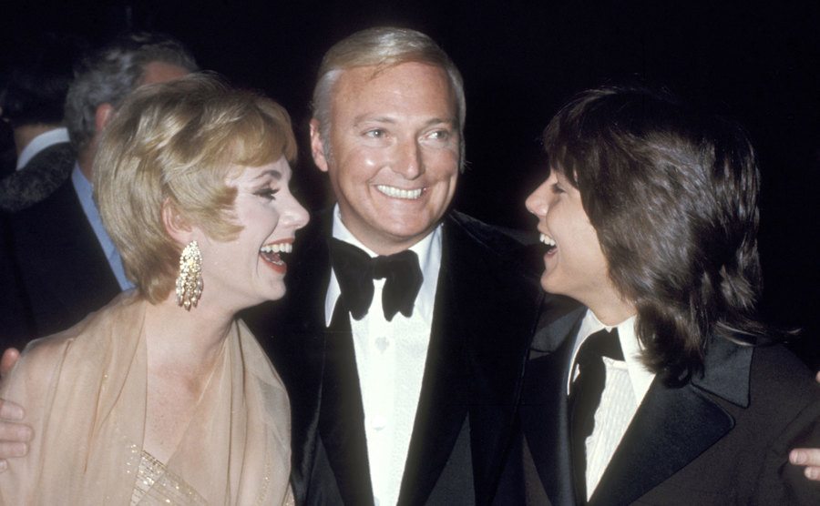 Shirley Jones, Jack Cassidy, and David Cassidy attend an event. 