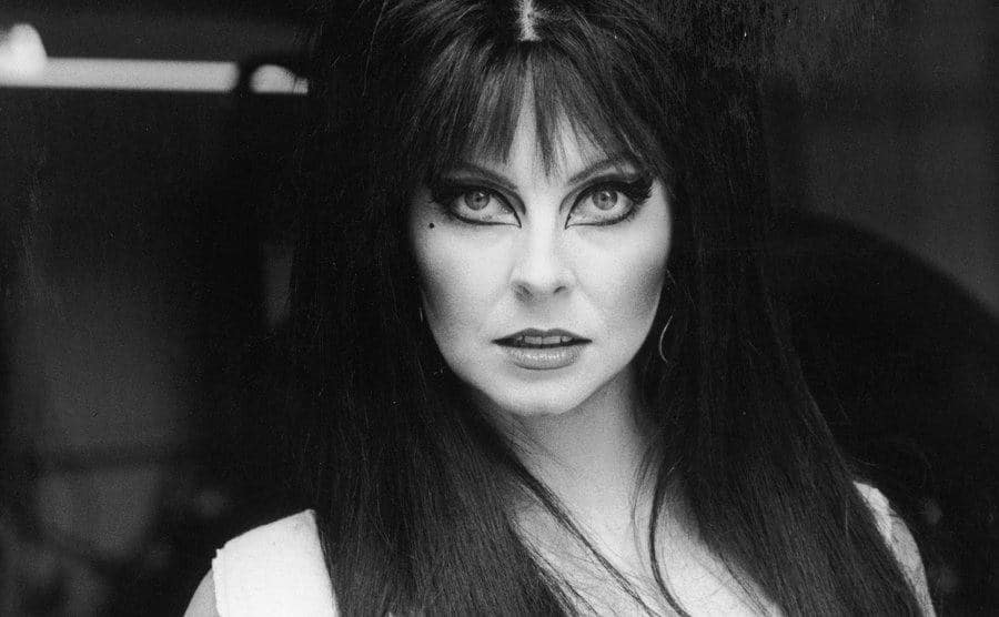 A portrait of Elvira.
