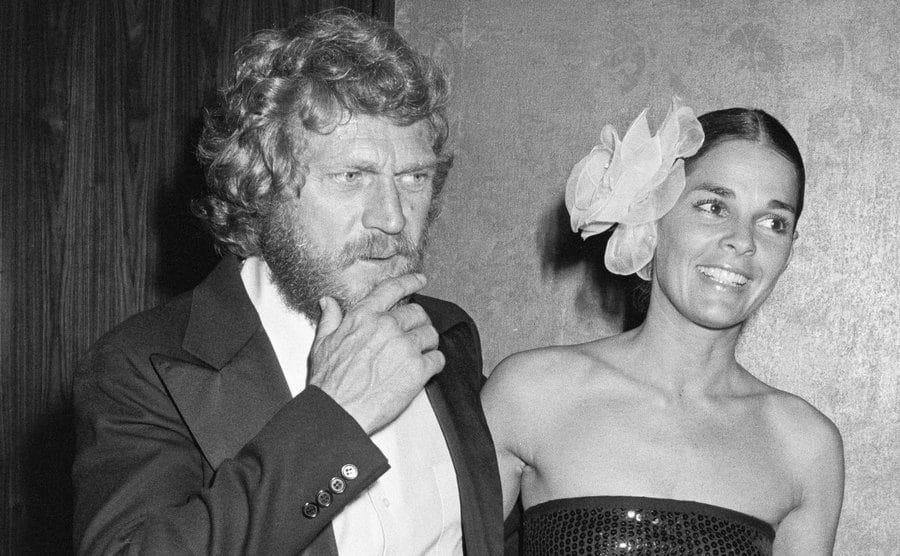 Steve McQueen and Ali MacGraw attend an event.