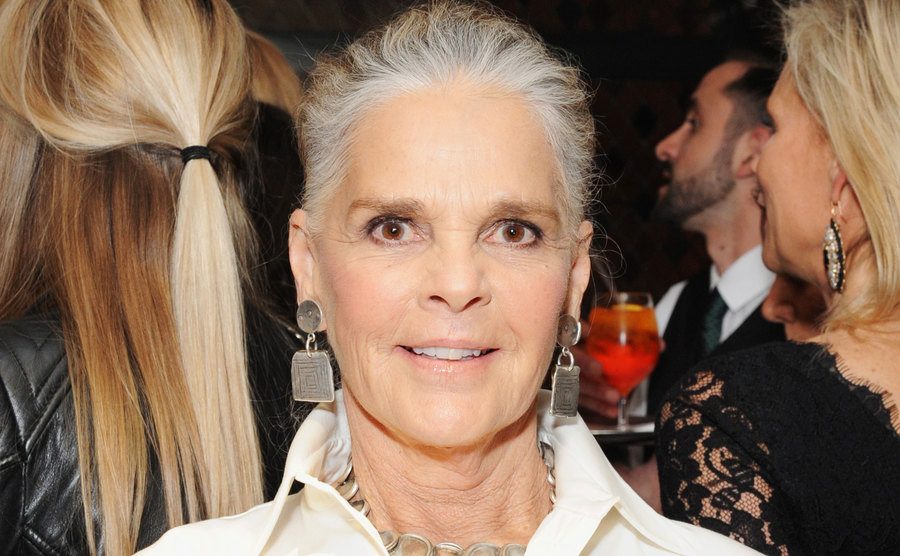 A picture of Ali MacGraw during an event.