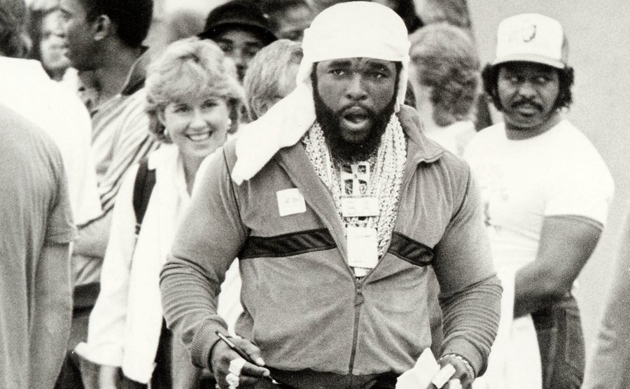 A dated picture of Mr. T.