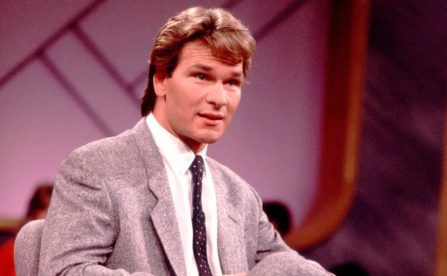 Swayze appears as a guest on the Oprah Winfrey Show.