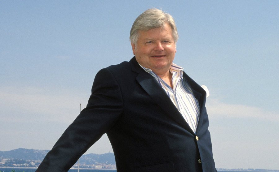 A portrait of Benny Hill.