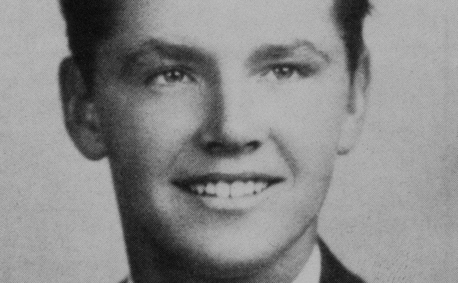 A portrait of Jack Nicholson in his teens.