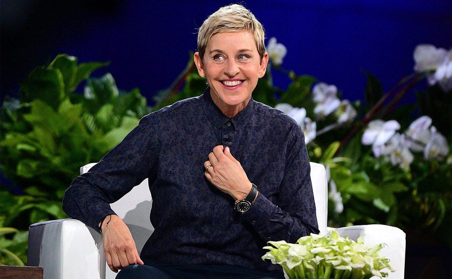 Ellen Degeneres hosts 'The Ellen Degeneres Show'. 
