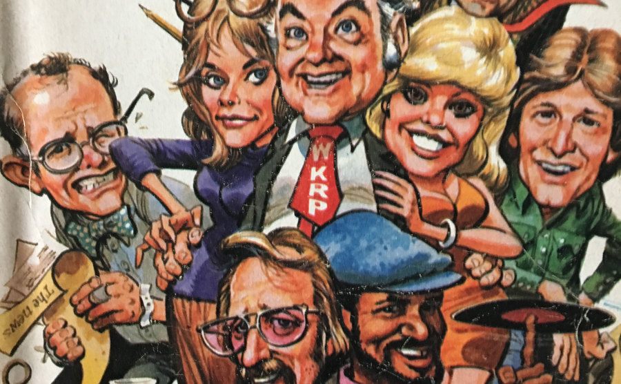 A newspaper clipping on the cartoon version of WKRP.