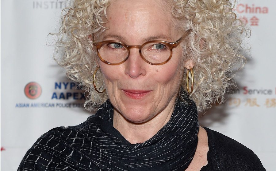 Amy Irving attends an event.