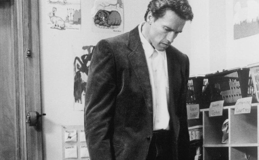 A still of Arnold in a scene from the film.