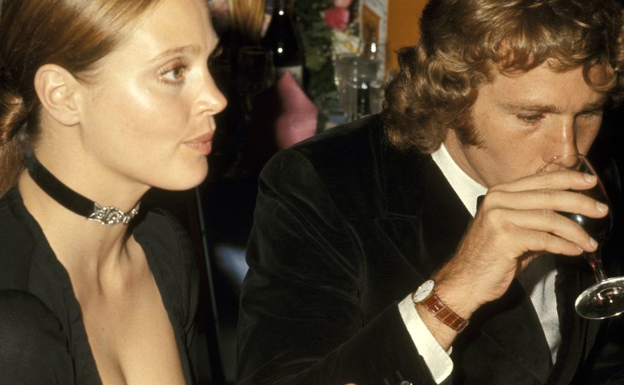 A photo of Leigh Taylor-Young and O’Neal during a party.