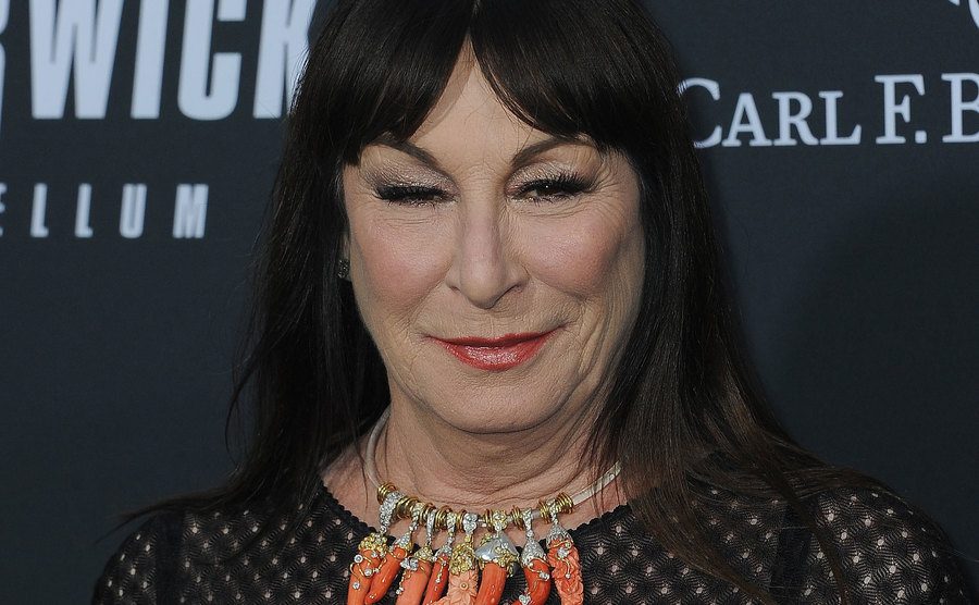 Anjelica Houston attends an event.