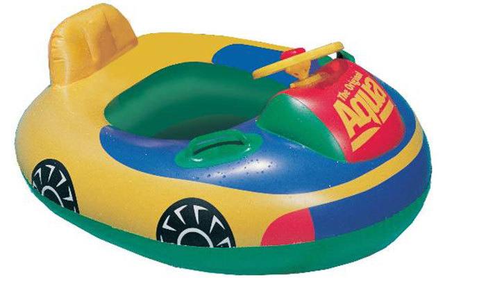 A inflated Aqua Leisure Baby Boat. 