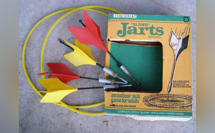 An open package of Jarts. 