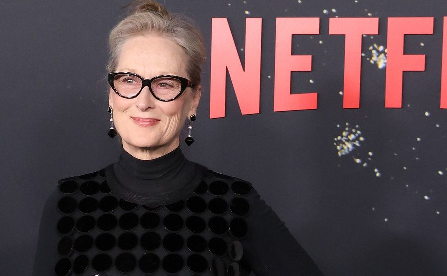 Meryl Streep attends the world premier of 