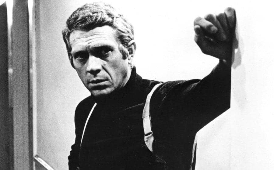 A promotional still of McQueen in the film.