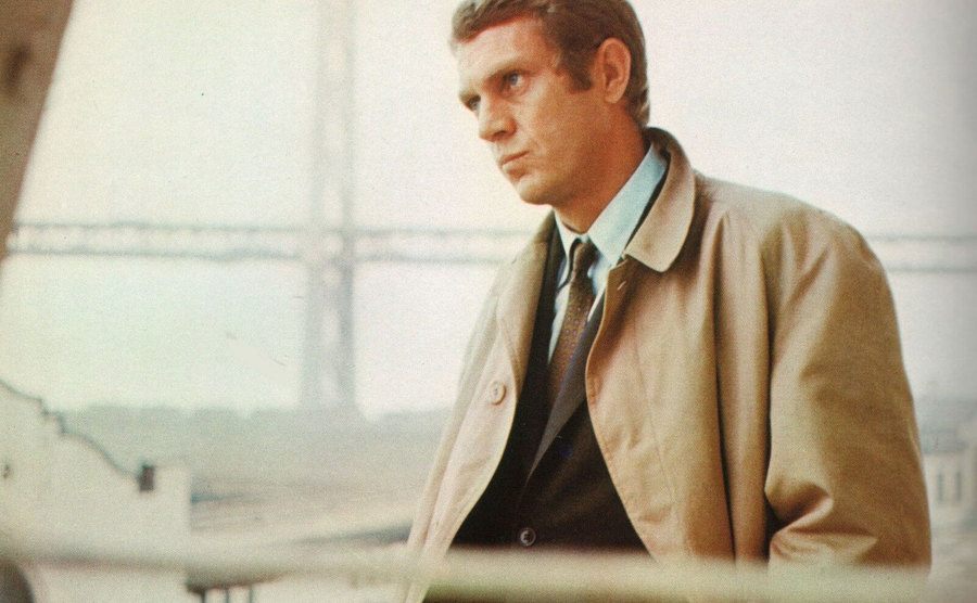 A still of McQueen in a scene from the film.