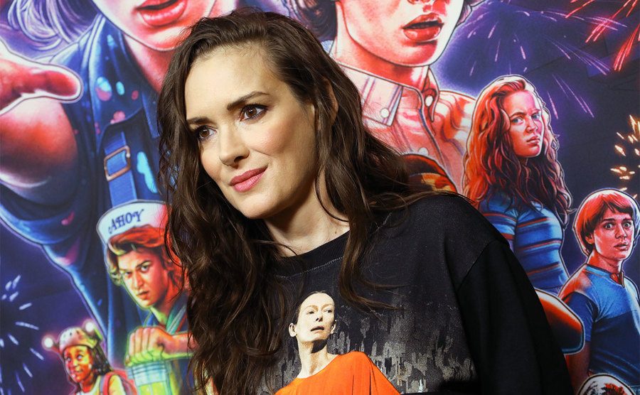 Winona Ryder attends a photocall for Netflix’s “Stranger Things” Season 3. 