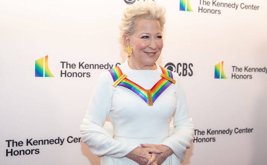 A photo of Bette Midler attending an event.